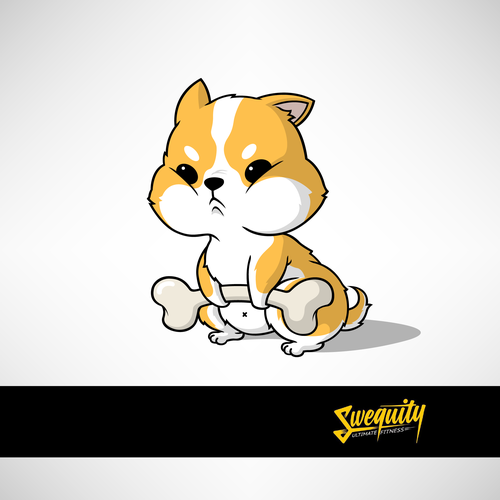 Corgi design with the title 'Swequity'