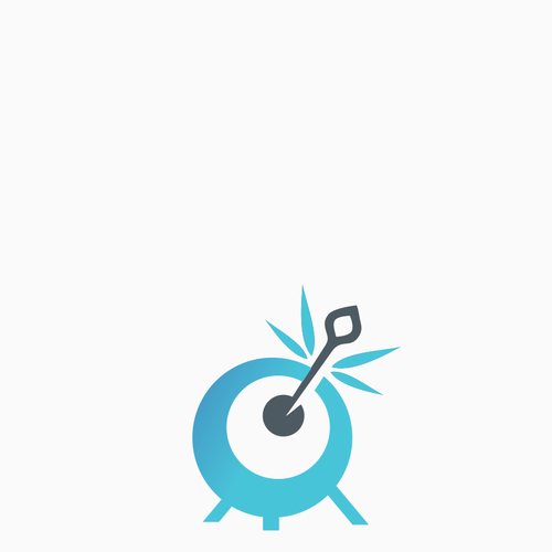 Target design with the title 'Satellite logo'