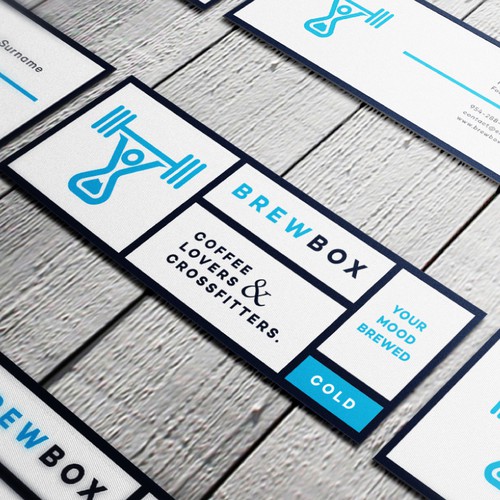 Creative brand with the title 'BrewBox'