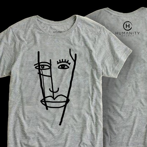 Bold t-shirt with the title 'Humanity #2'