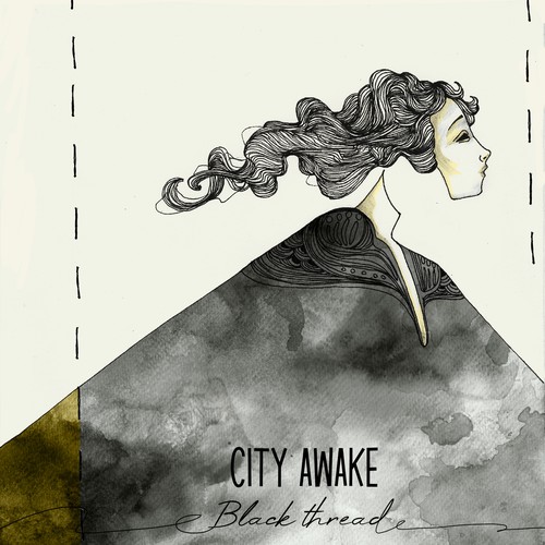 Thread design with the title 'Black Thread'