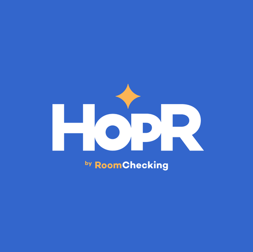 Hospitality design with the title 'Logo Design for Hopr '