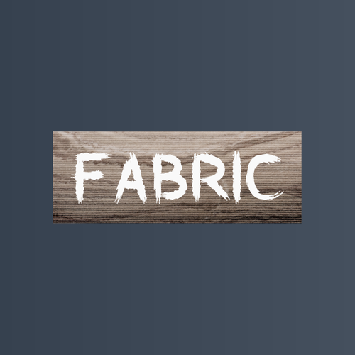 Fabric logo with the title 'Logo - Font  -  Fabric'