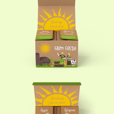 Design of a Delivery Box for fresh produce