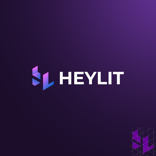 Isometric logo with the title 'IT Logo Design'