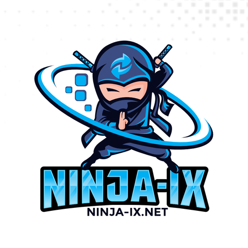 Communication logo with the title 'NINJA-IX'