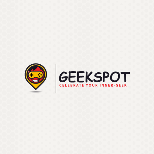 Spot design with the title 'minimalist logo for  geek spot '