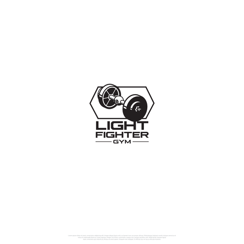 Ship logo with the title 'Light Fighter Gym'