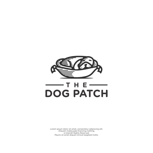 Patch design with the title 'The Dog Patch'
