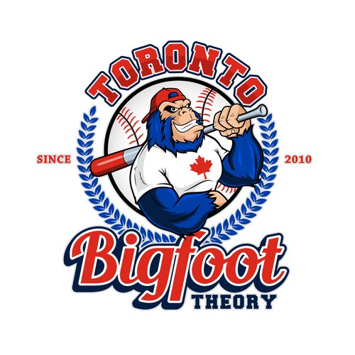 Baseball logo with the title 'Toronto Bigfoot Nation'