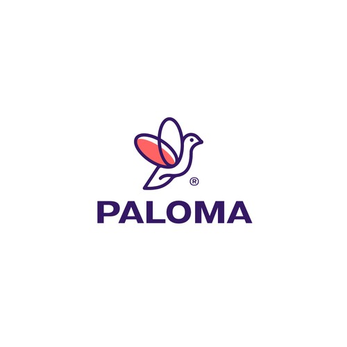 Dove logo with the title 'Paloma - Dating Platform'