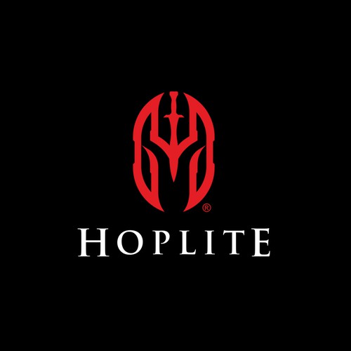 Military design with the title 'Logo design for Hoplite'