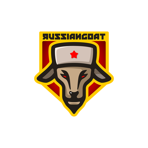 Russian logo with the title 'Russian Goat'