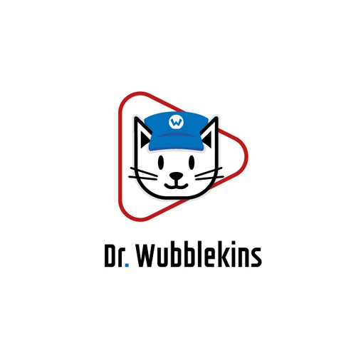 Stream design with the title 'Dr Wubblekins logo design. '