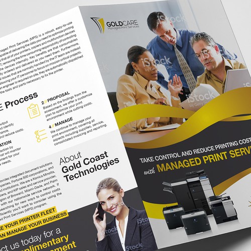 Amazing design with the title 'MPS Brochure'