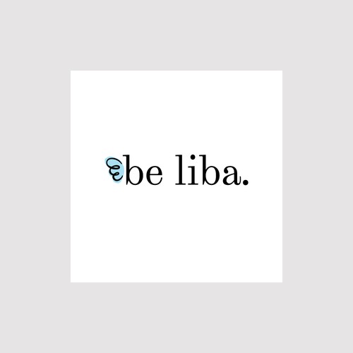 Font brand with the title 'Be Liba'