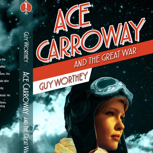 Pilot design with the title 'Adventure Book Cover'