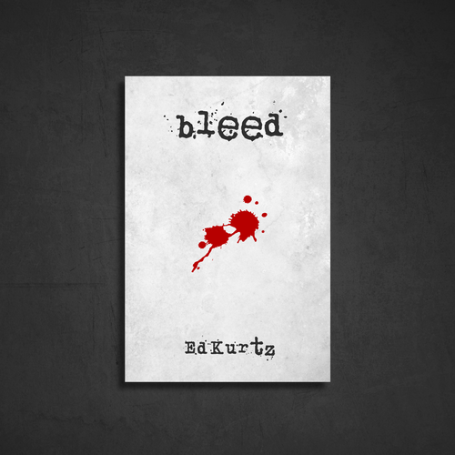 Minimal book cover with the title 'Horror book cover '