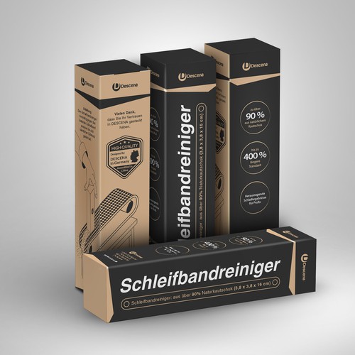 Belt design with the title 'Sanding Belts Cleaner '