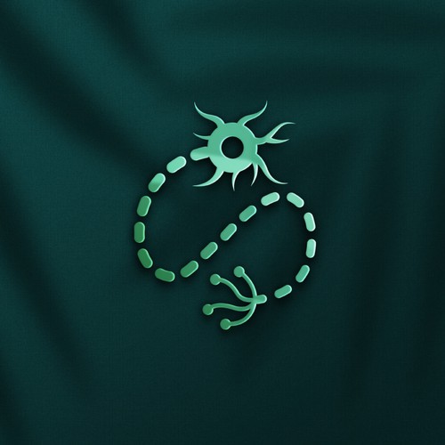 Disease awareness logo with the title 'Logo design concept for ALSWiki.org'