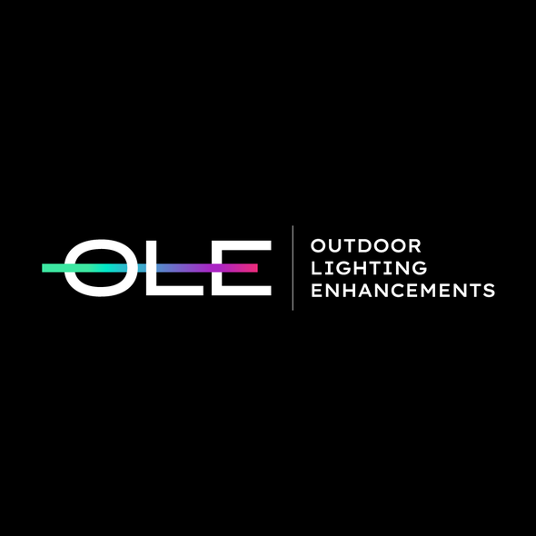 Vibrant logo with the title 'Logo for supplier of luxury outdoor lightings.'