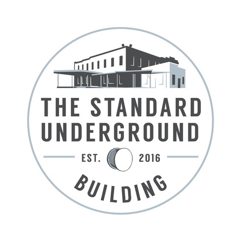 Realistic logo with the title 'Fresh design for renovated historic building'