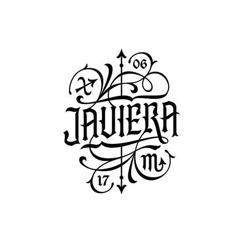 Tattoo logo with the title 'Tattoo Design'