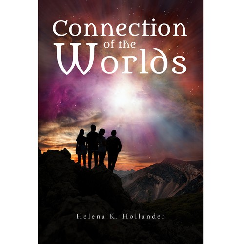 Explosion design with the title 'Cover for a Fantasy Book'