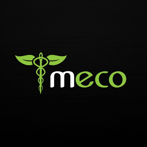 Green logo with the title 'mEco'