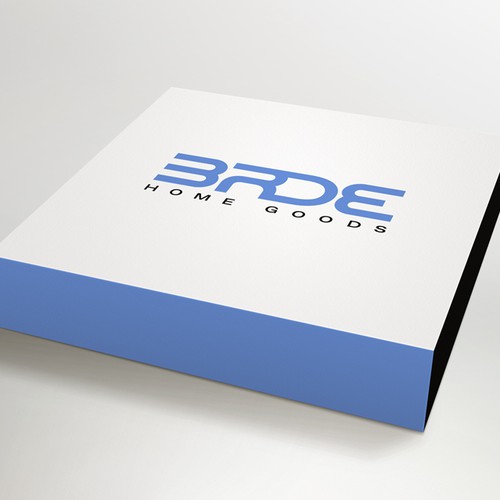 Product logo with the title 'BRDE Home Goods - Logo design'