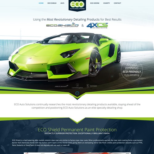 Auto design with the title 'eco auto solutions'