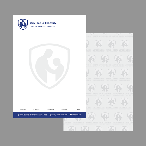 Letterhead design with the title 'Letterhead design'