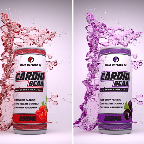 Can label with the title 'Can for a new gym drink'