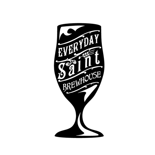 Brewery logo with the title 'Everyday Saint Brewhouse'