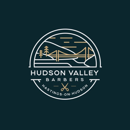 Bridge brand with the title 'Barber Logo Design'