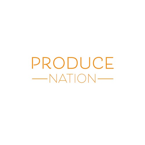 Produce logo with the title 'produce delivery logo'