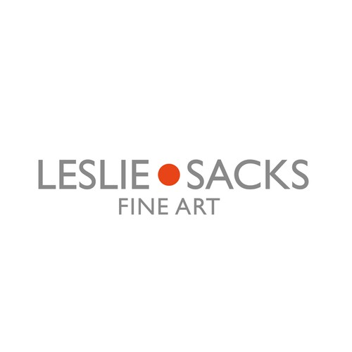 Museum logo with the title 'Help Leslie Sacks Fine Art with a new logo'