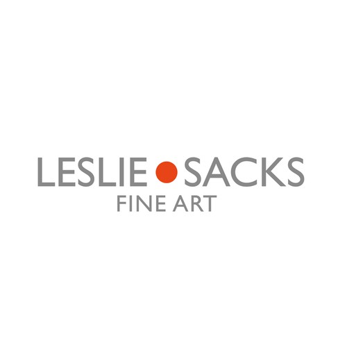 Museum design with the title 'Help Leslie Sacks Fine Art with a new logo'