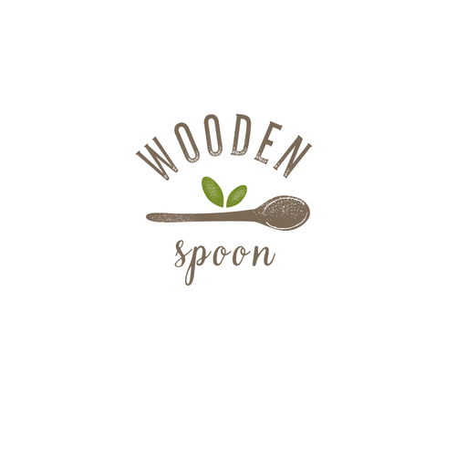 Spoon logo with the title 'Logo for an organic cosmetic brand'