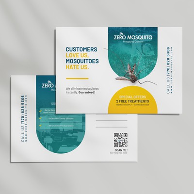 Zero Mosquito Post Card