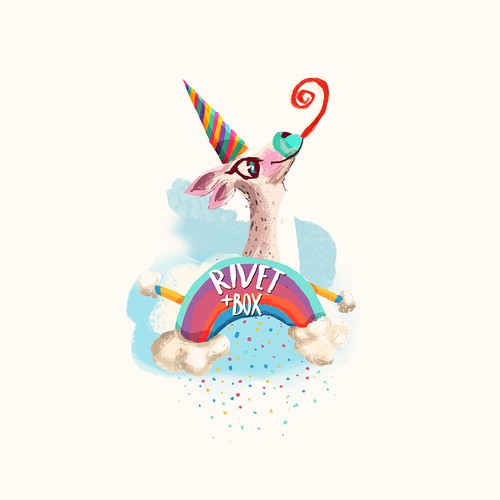 Unicorn design with the title 'logo concept'