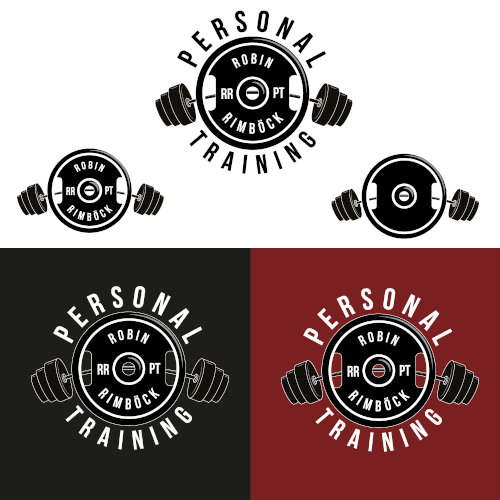 Personal training logo with the title 'Logo für Personaltrainer'