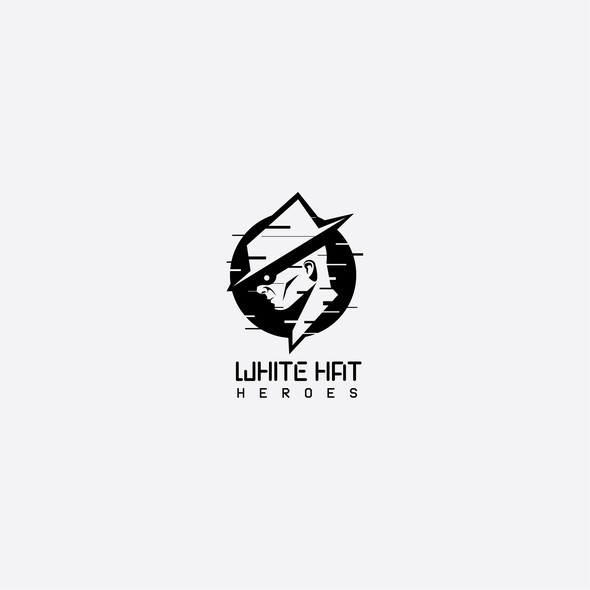 Hacker logo with the title 'White hat heros'
