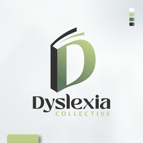 Page design with the title 'Dyslexia Logo'