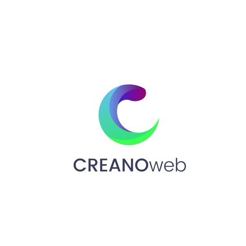 Multicolor logo with the title 'Abstract Logo for - CREANOweb'