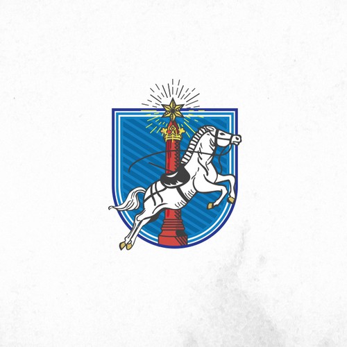 Kids label with the title 'Emblem Label Design – Heraldic-Inspired Identity'