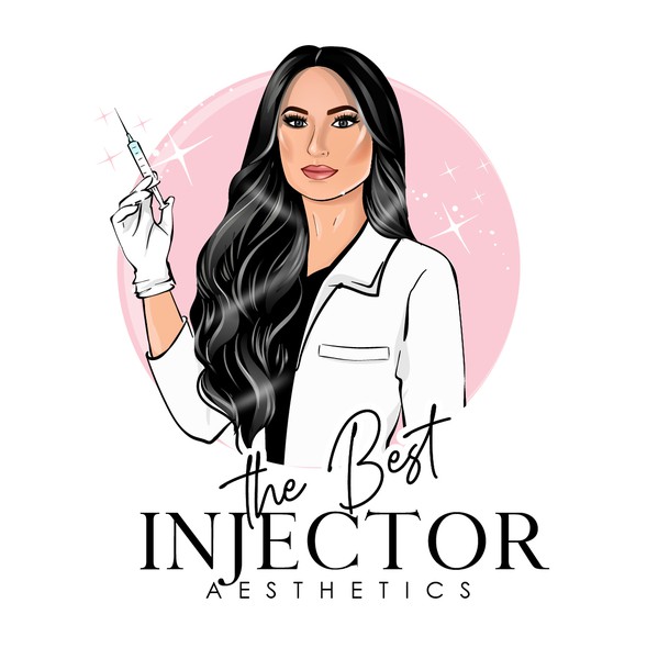 Cosmetics brand with the title 'Portrait logo for a medspa boutique '