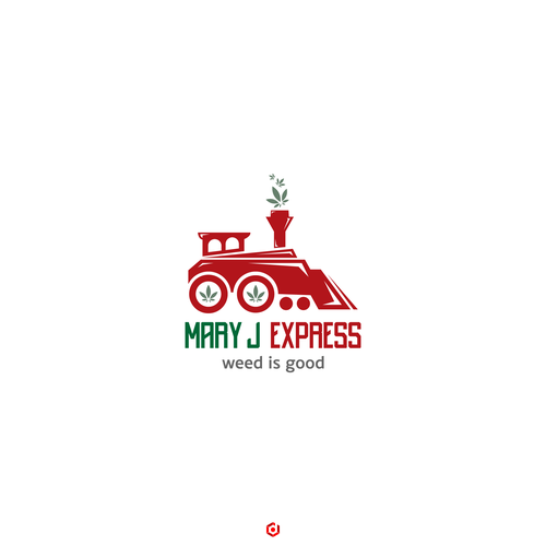Locomotive design with the title 'Mary J Express'