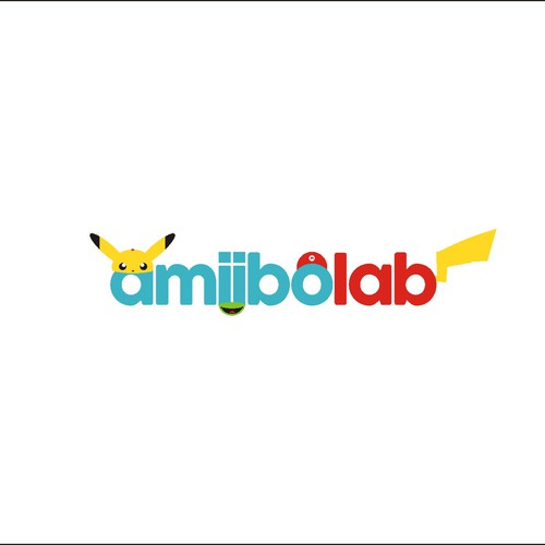 Pokémon design with the title 'amiibo lab'