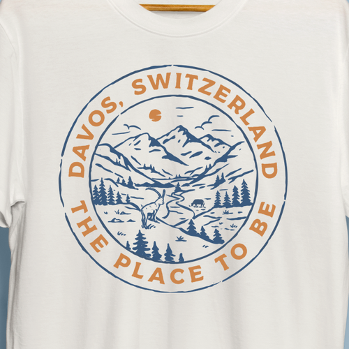 Camping t-shirt with the title 'Camping outdoor mountains vintage t-shirt design'